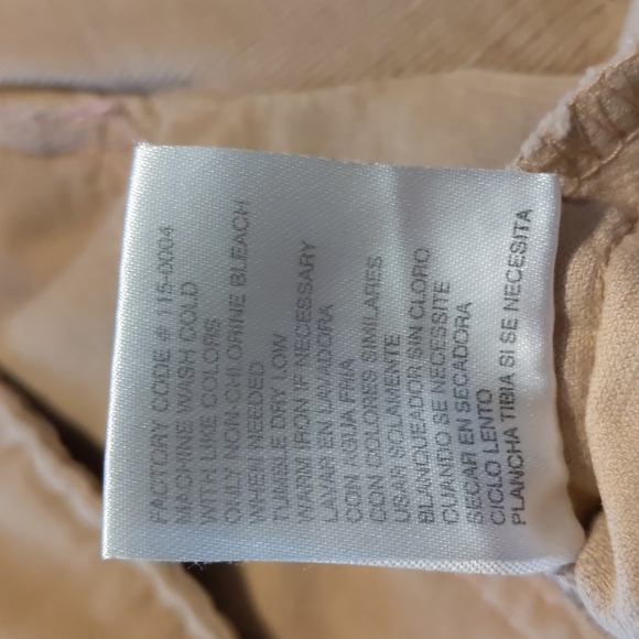 Juniors Plugg Tan Corduroy Cropped L/S Jacket w/front button & ribbon be… - Picture 12 of 12